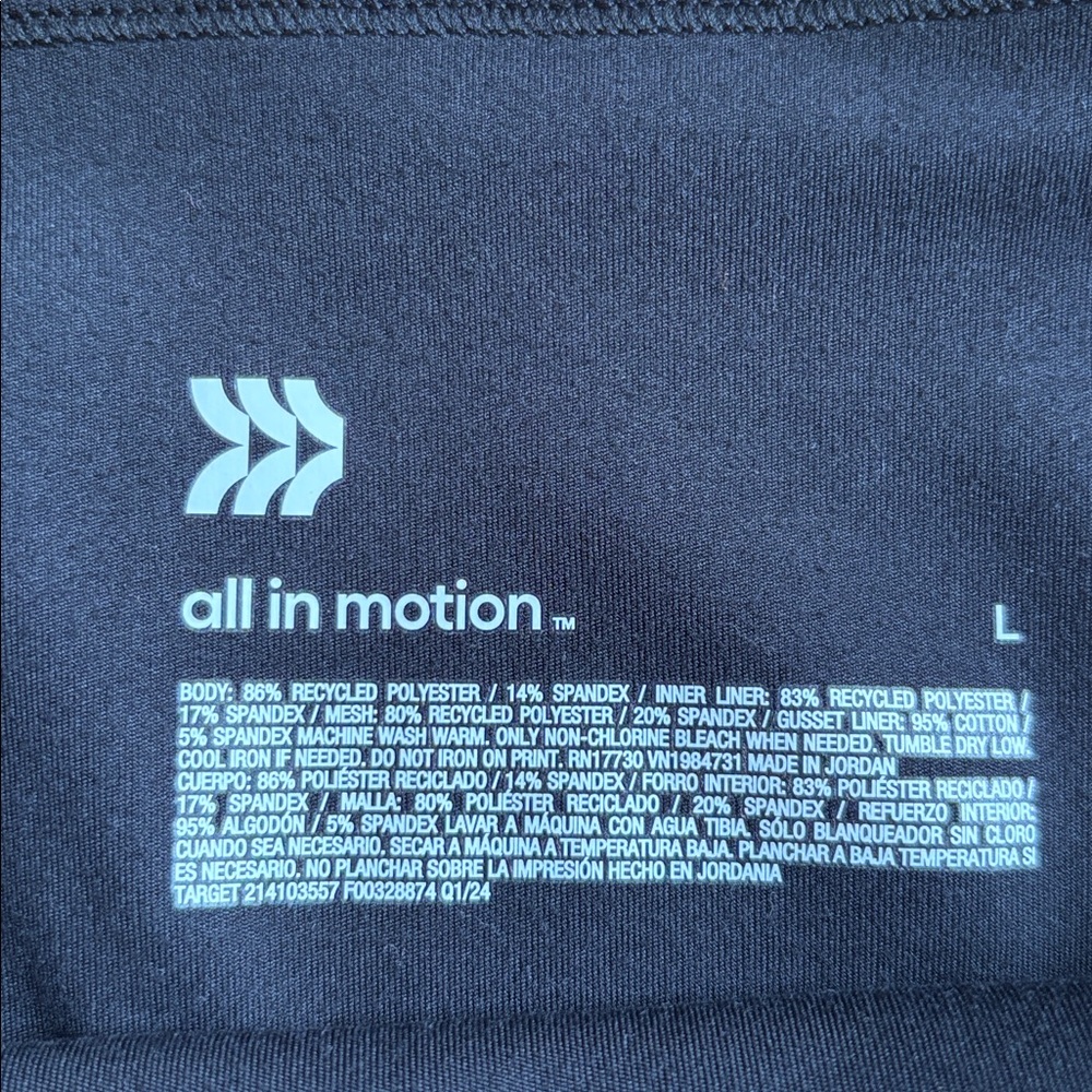 All In Motion Black Pleated Athletic Tennis Golf Skort size large - Picture 7 of 7